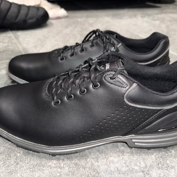 Callaway Newport Leather Golf Shoe Men’s Black Size 12 - Picture 3 of 8